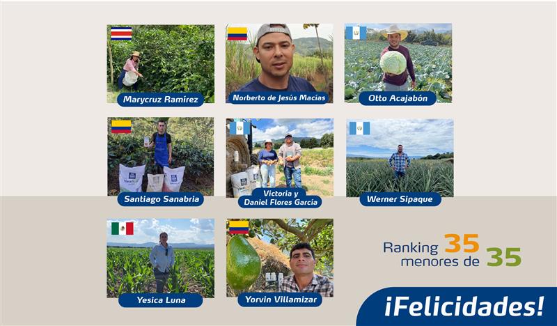 Ganadores Ranking 35 menores de 35 de Yara